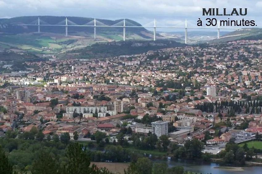 Chambre Au Calme Avec Spa Privatif Gratuit Sud Aveyron Les Palmiers Des Causses Saint-Rome-de-Tarn Отель типа 